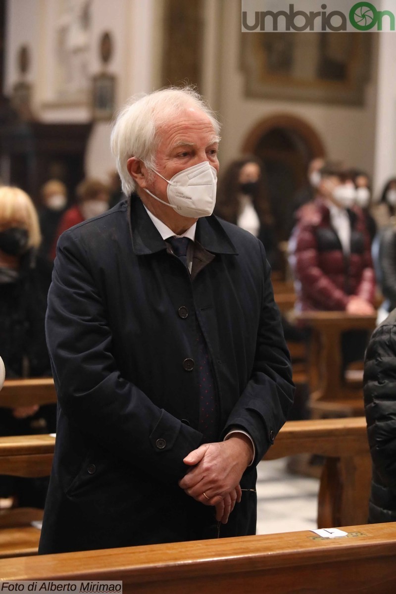 Messa San Valentino basilica Terni, donazione vetrata Lions liceo Metelli - 14 febbraio 2022 (16)