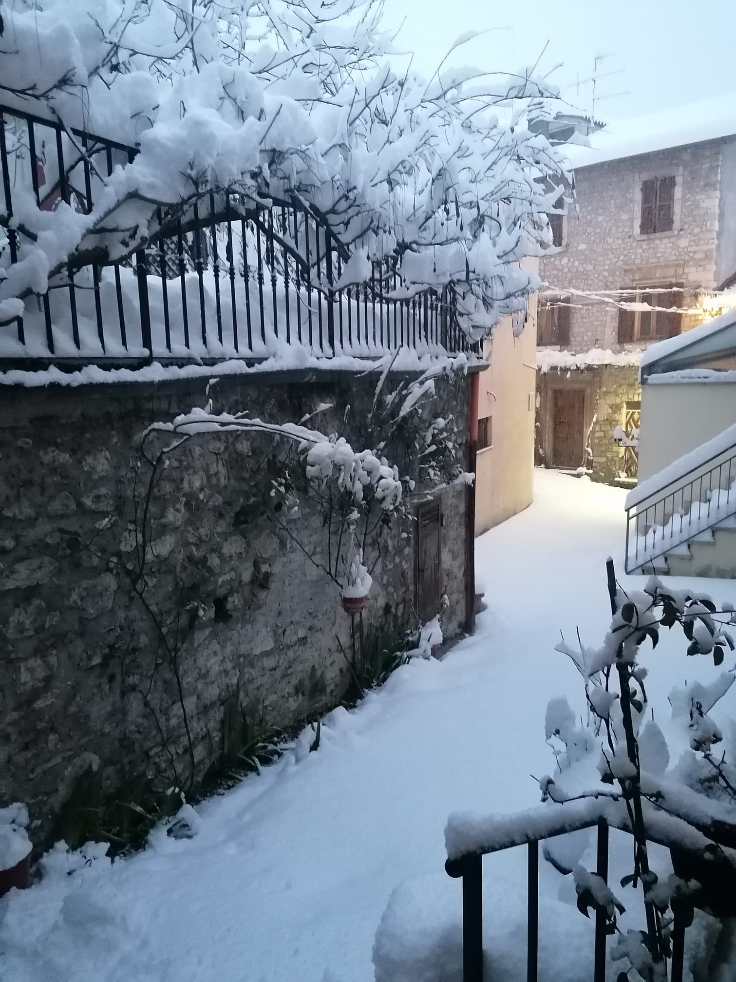 Neve Cascia 23 gennaio 2023