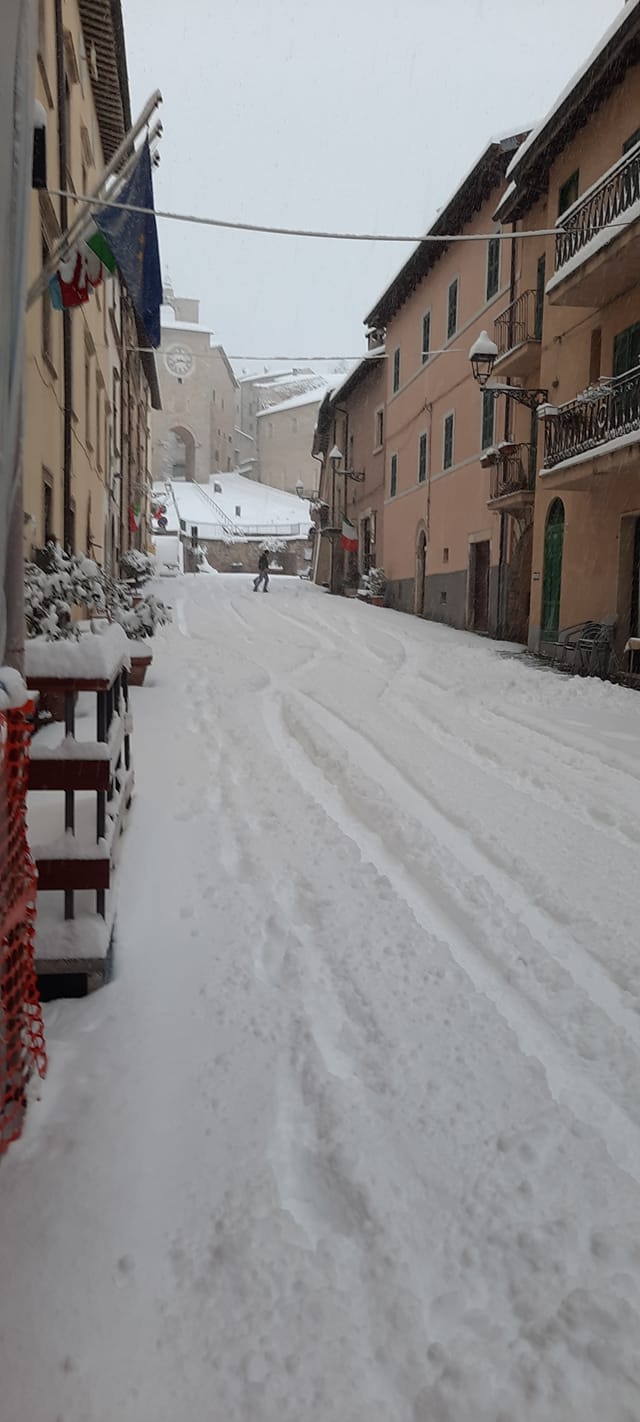 Neve Monteleone di Spoleto 23 gennaio 2023