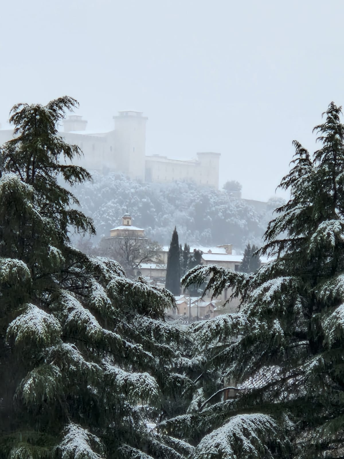 Neve Spoleto 23 gennaio 2023