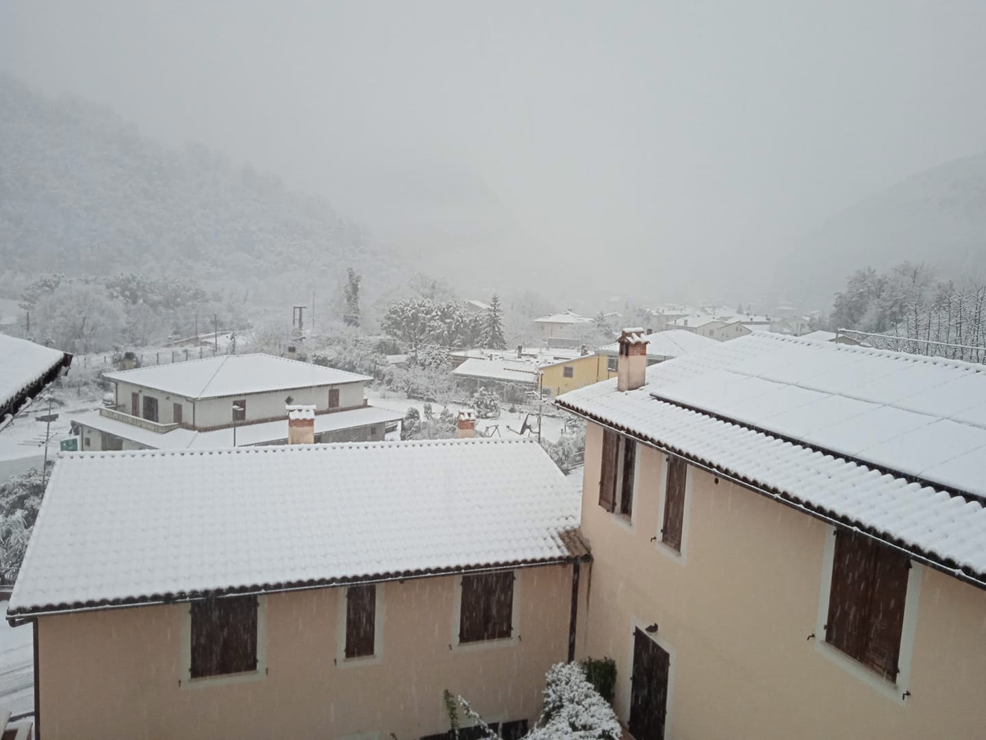 Neve Terni Arrone 23 gennaio 2023