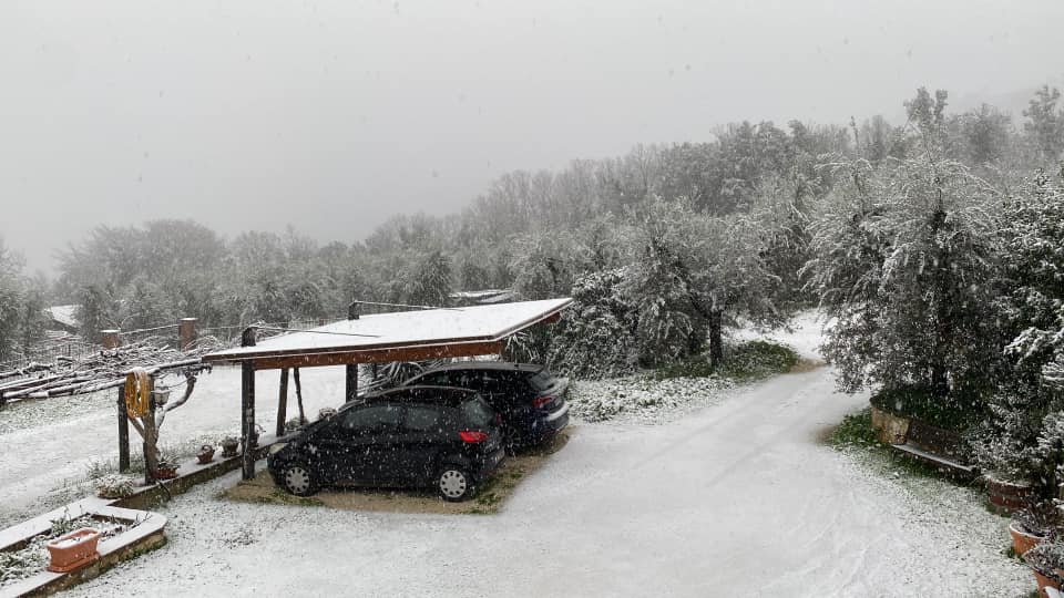 Neve Terni Capitone Narni 23 gennaio 2023