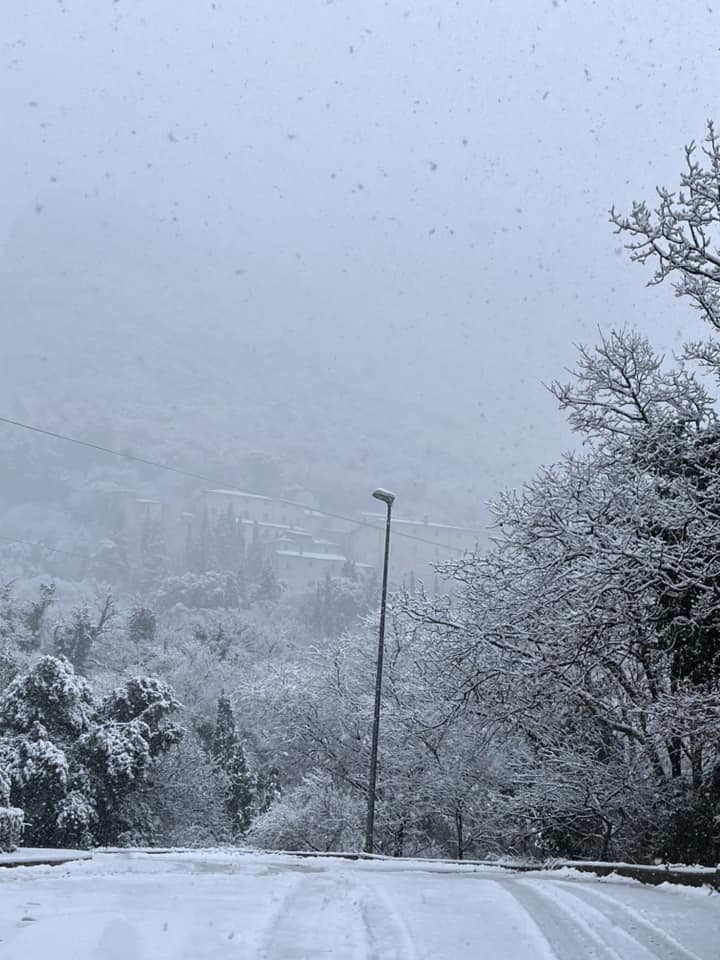 Neve Terni Cesi 23 gennaio 2023