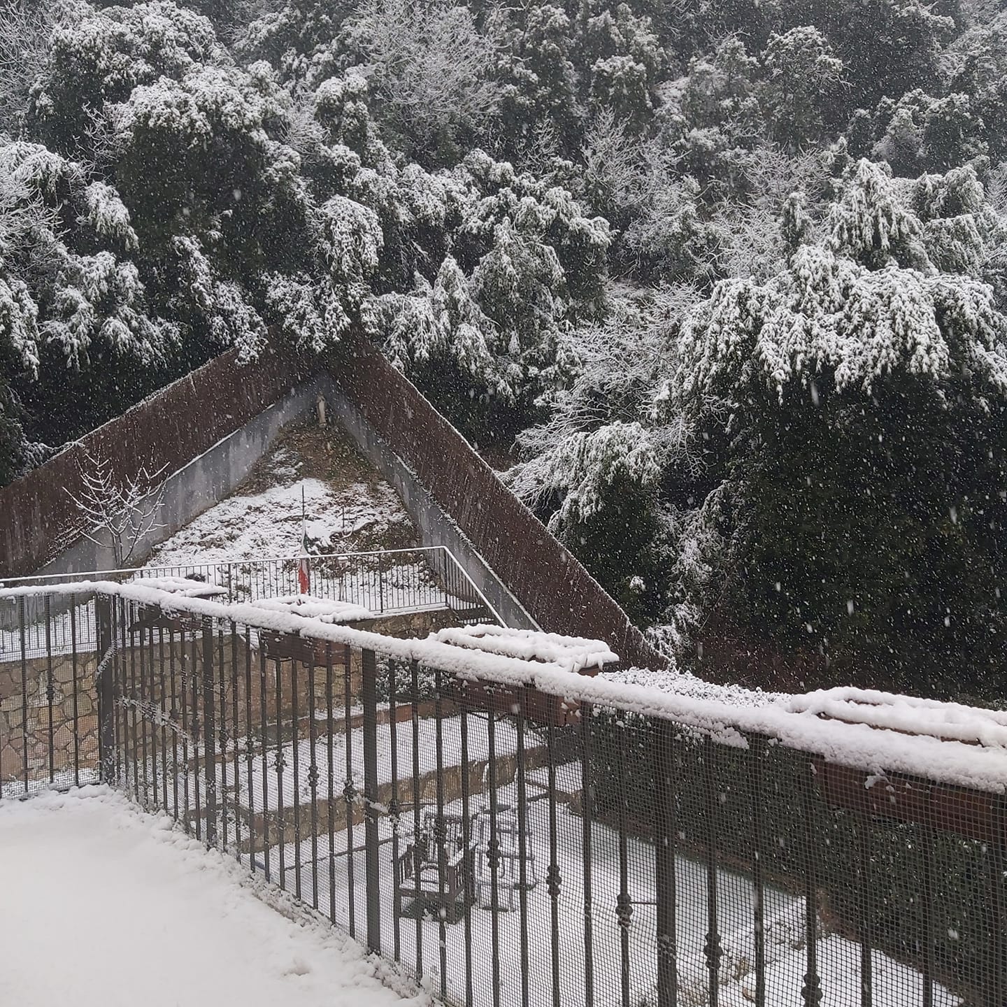 Neve Terni Collestatte Piano 23 gennaio 2023