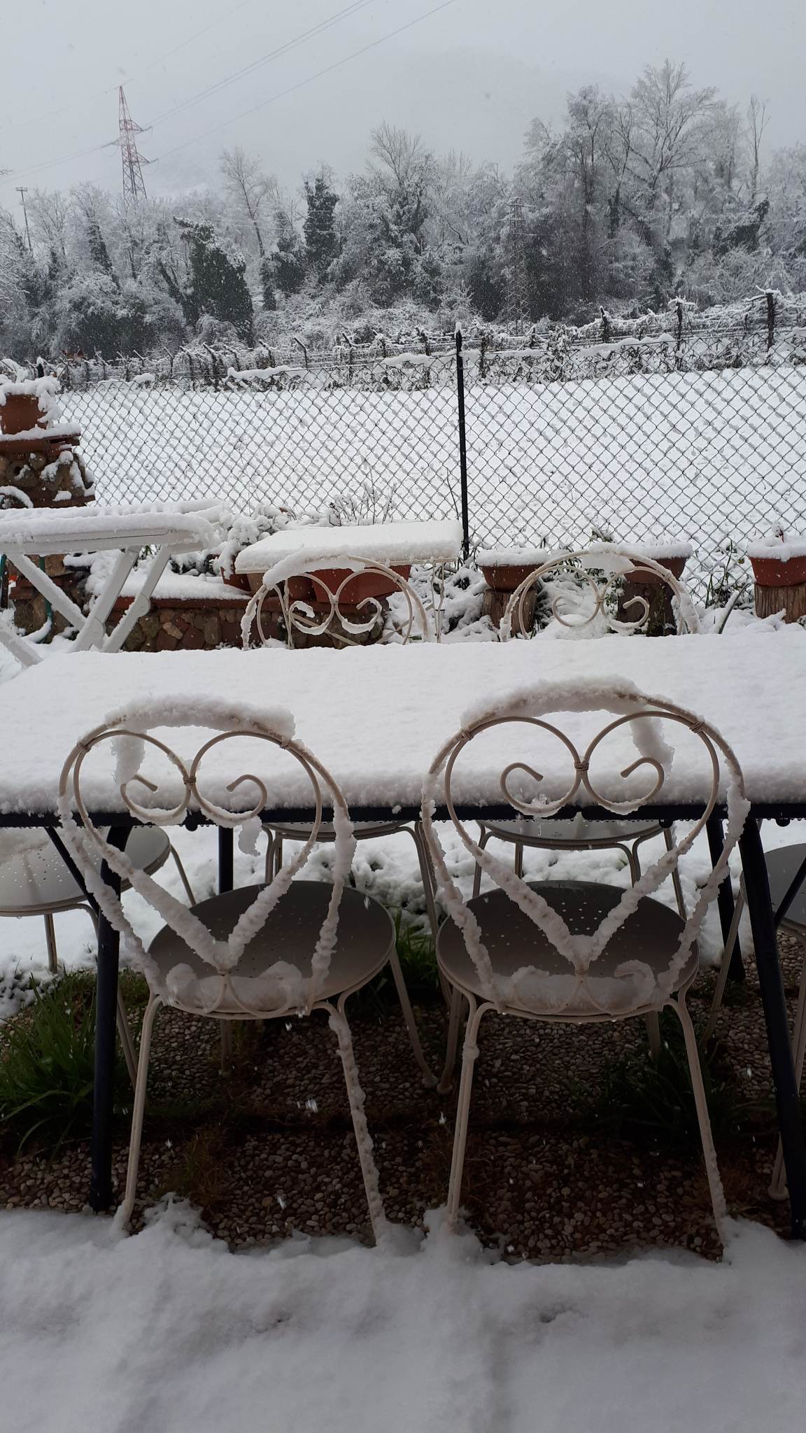 Neve Terni Marmore 23 gennaio 2023