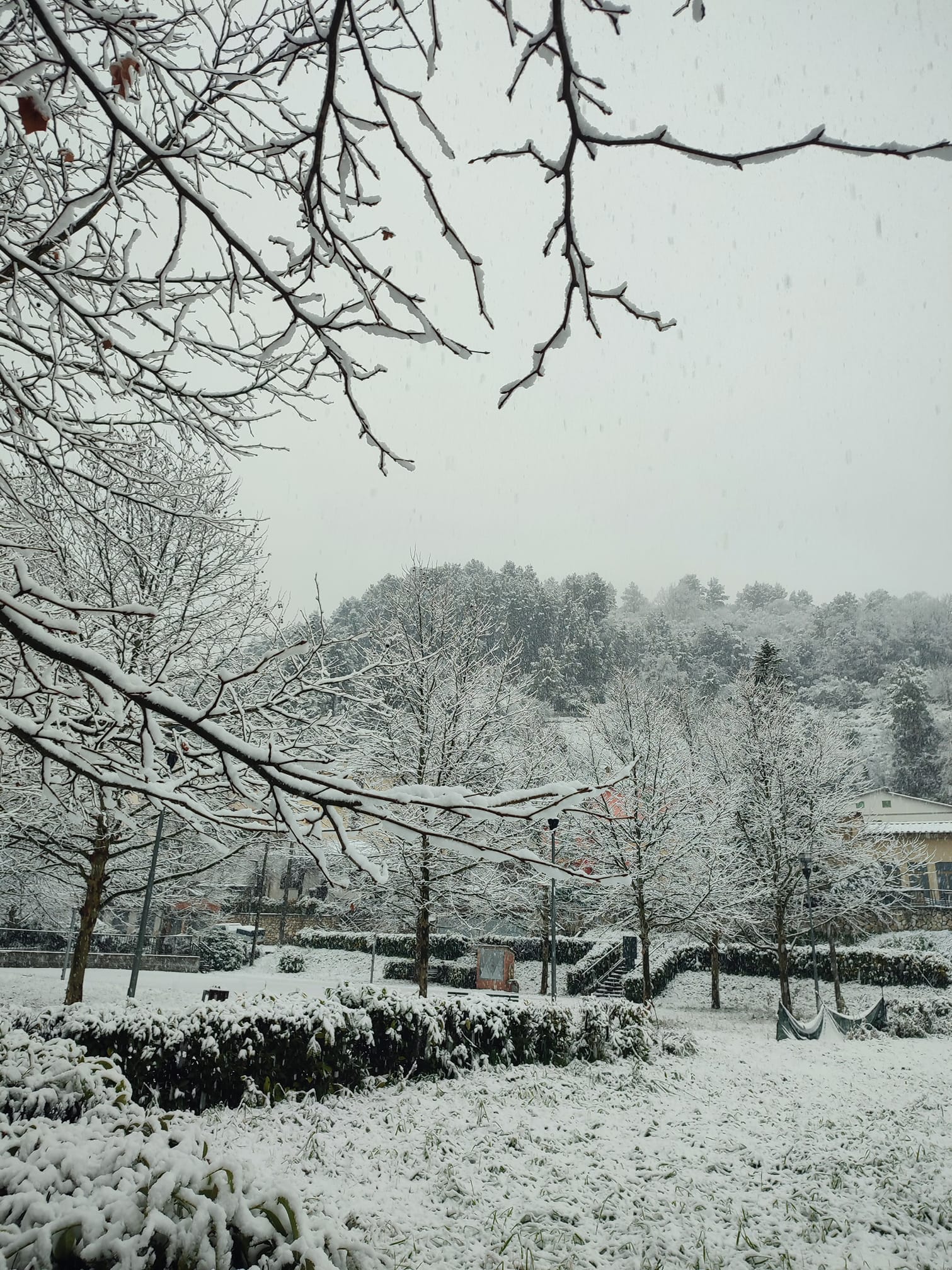 Neve Terni Montefranco 23 gennaio 2023