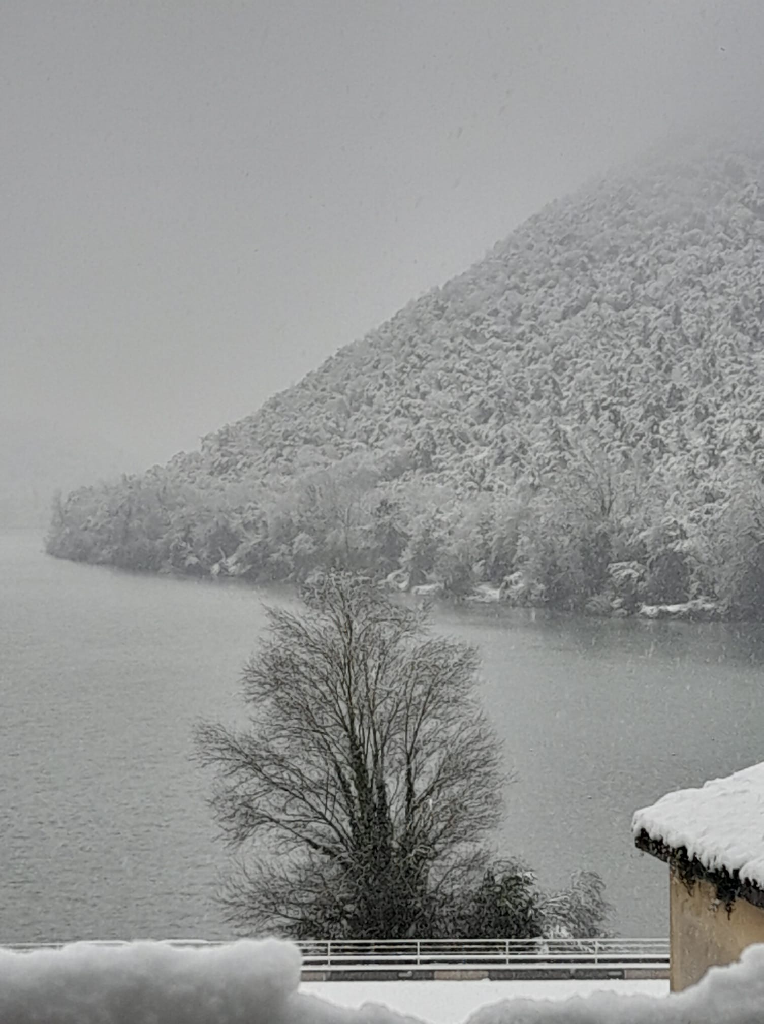 Neve Terni Piediluco 23 gennaio 2023