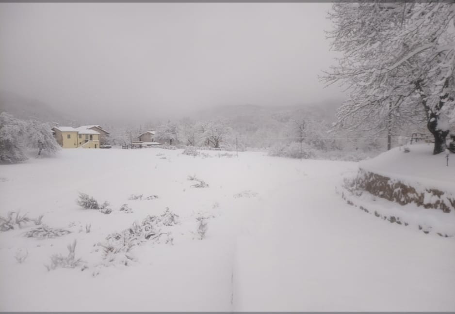 Neve Terni Prati Stroncone 23 gennaio 2023