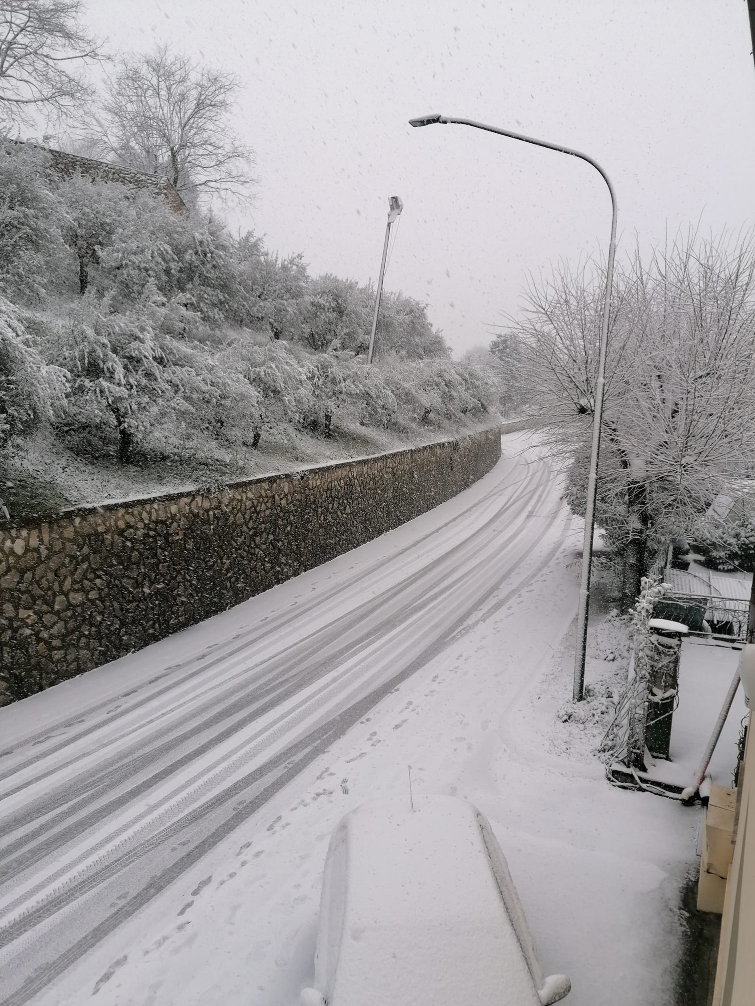 Neve Terni San Gemini 23 gennaio 2023