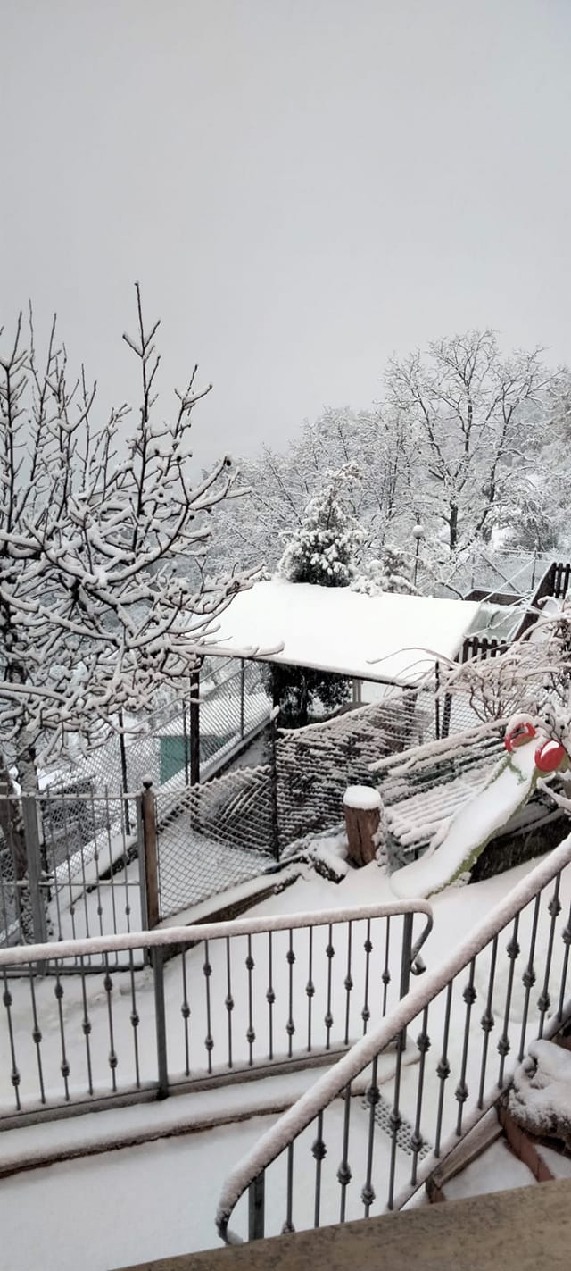 Neve Terni finocchieto 23 gennaio 2023