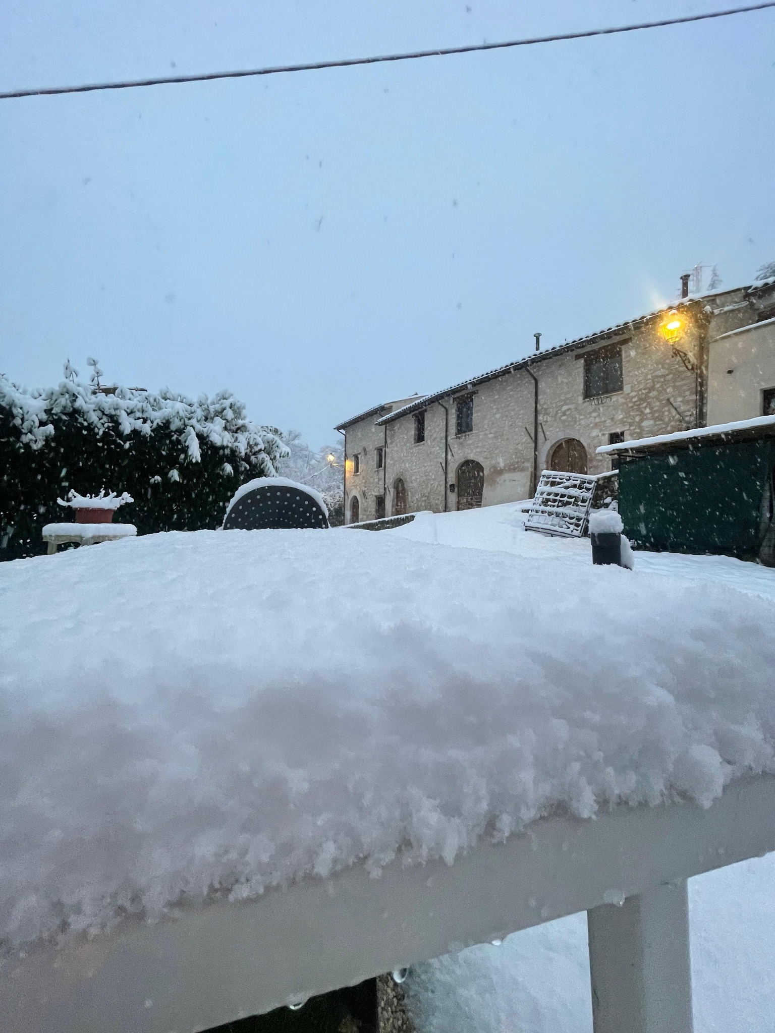 Neve Vallo di Nera 23 gennaio 2023