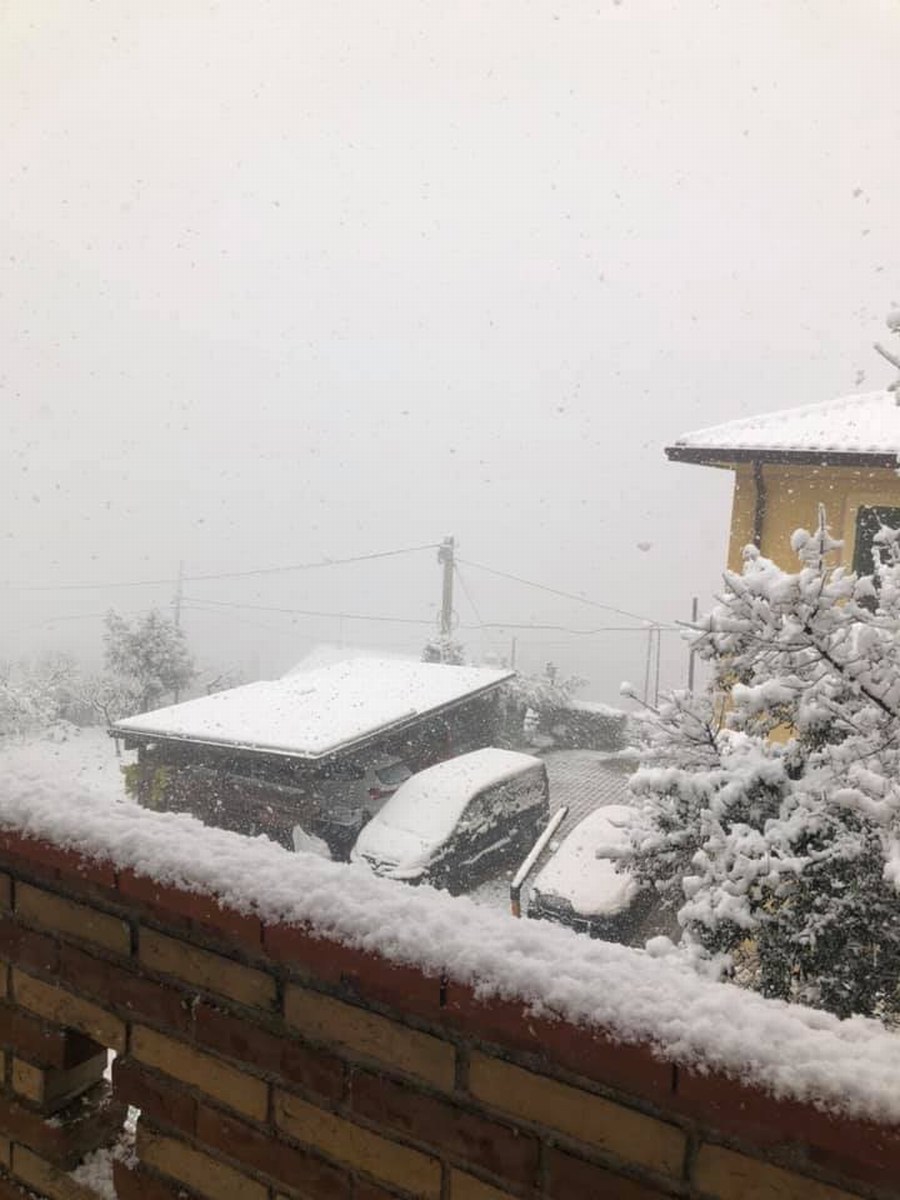 Montefalco neve - 24 marzo 2020