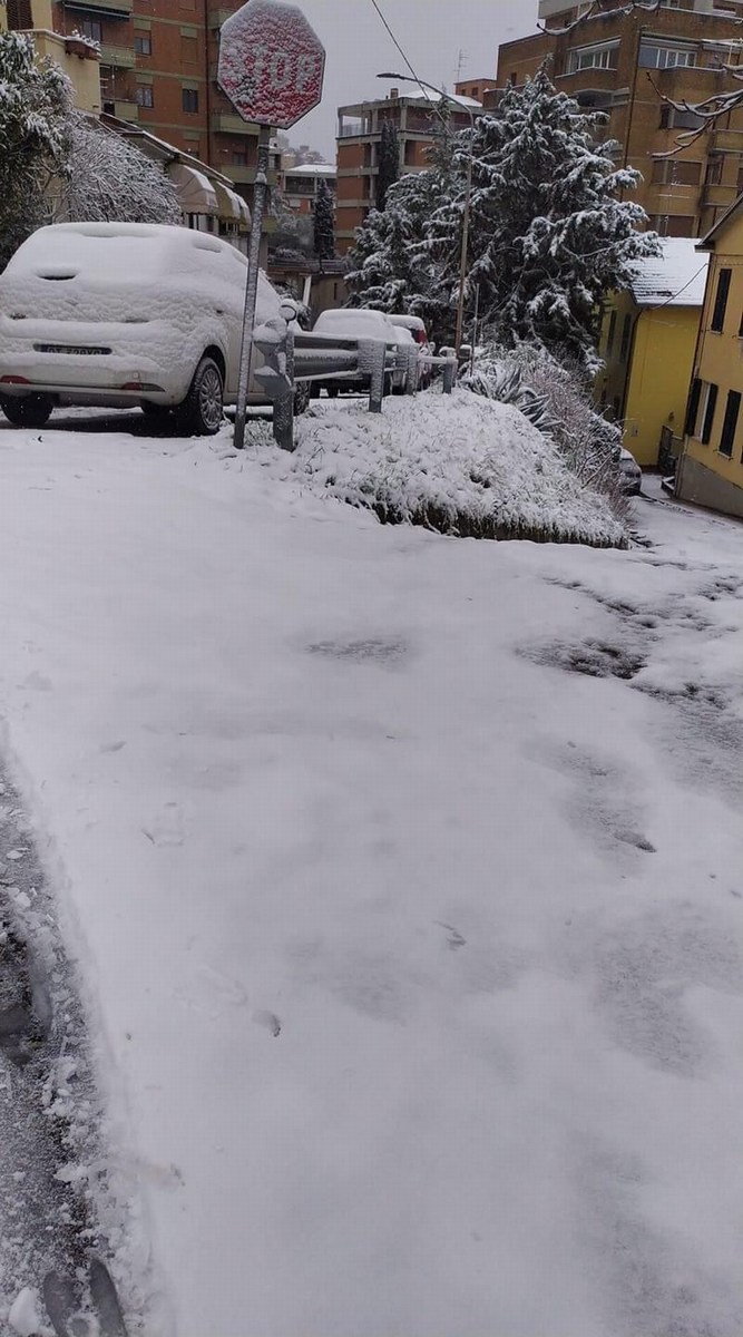 Neve Perugia Burian - 13 febbraio 2021