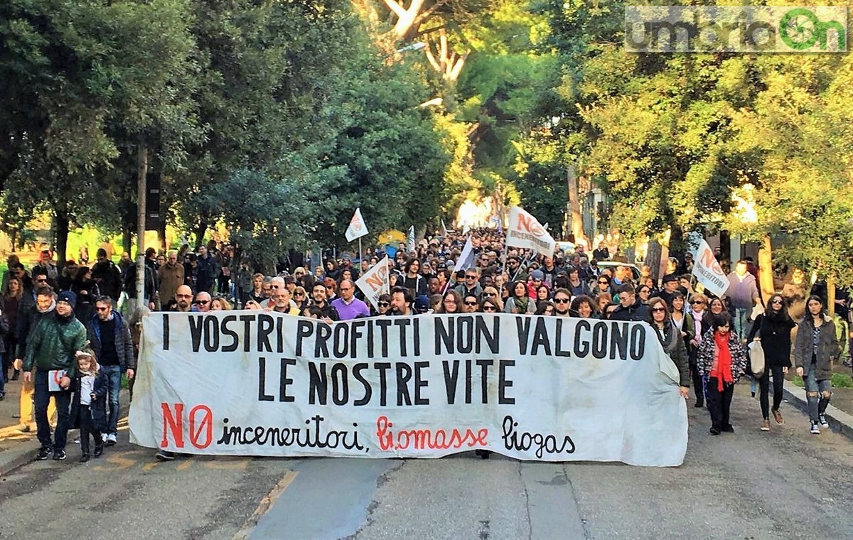 No Inceneritori Terni, corteo - 20 febbraio 2016