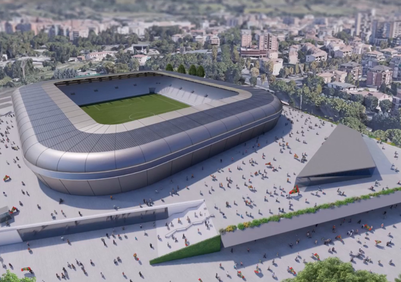 ternana progetto dati generali stadio fattibilità alto panorama