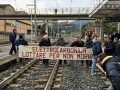 Operai Elettrocarbonium, blocco ferrovia Narni 4 - 9 marzo 2016 (1)