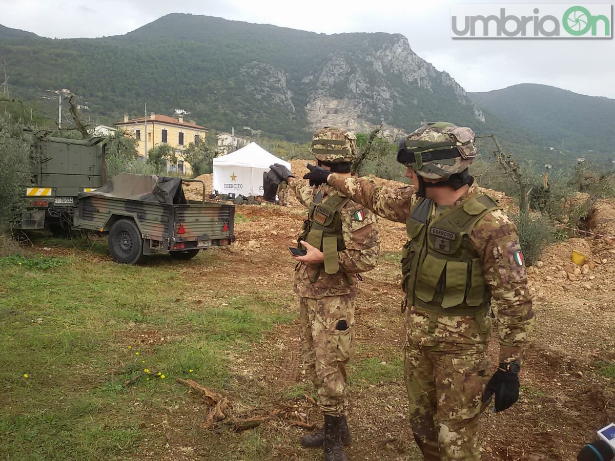 Bomba Cesi artificieri Terni disinnesco - 4 novembre 2018 (3)