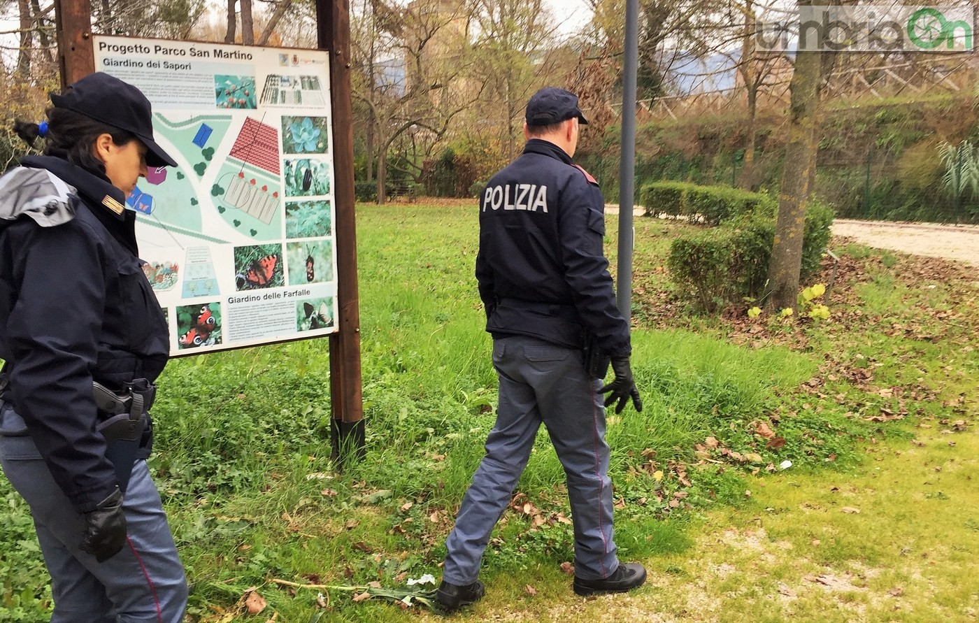 Parco fluviale urbano San Martino, polizia Volante. Controlli droga degrado - 2 dicembre 2016 (18)