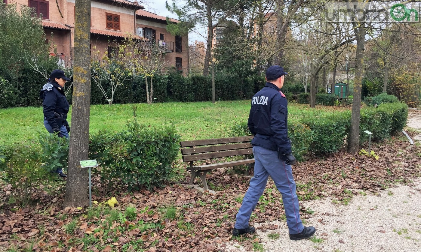 Parco fluviale urbano San Martino, polizia Volante. Controlli droga degrado - 2 dicembre 2016 (23)