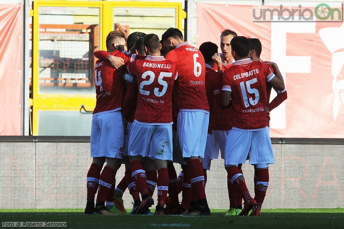 Perugia - Carpi, esultanza Buonaiuto - 18 novembre 2017 (Settonce)