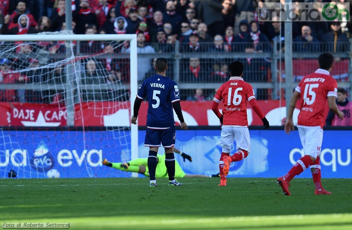 Perugia - Carpi, gol Buonaiuto - 18 novembre 2017 (Settonce)