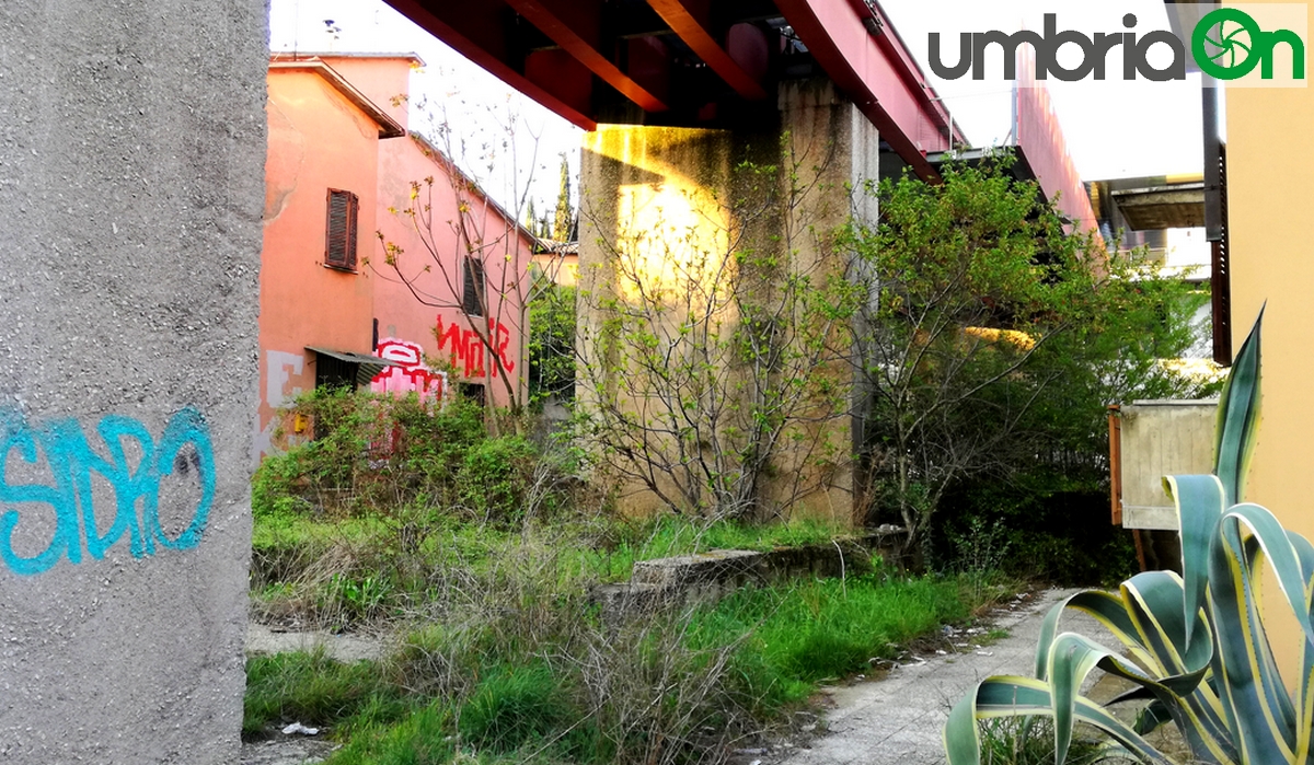 Perugia droga dietro la stazione Fontivegge