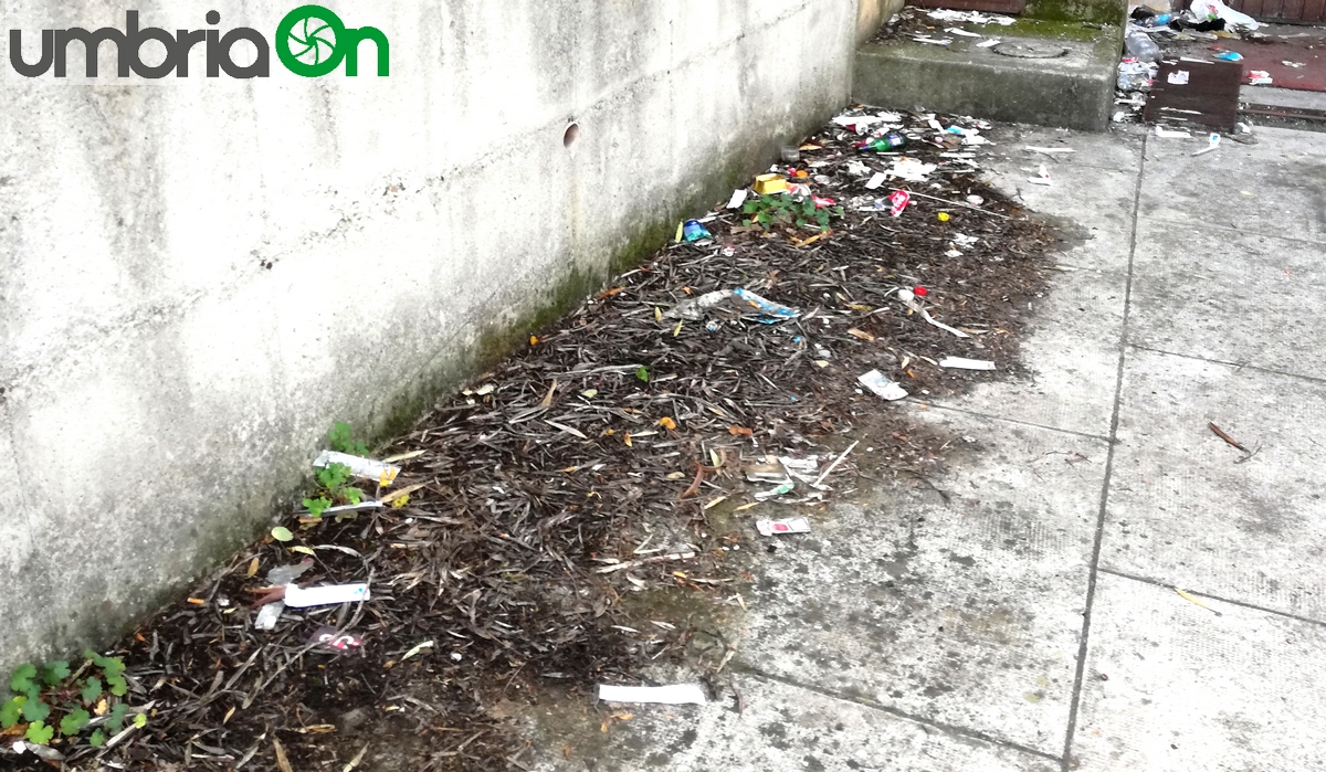 Perugia droga dietro la stazione Fontivegge