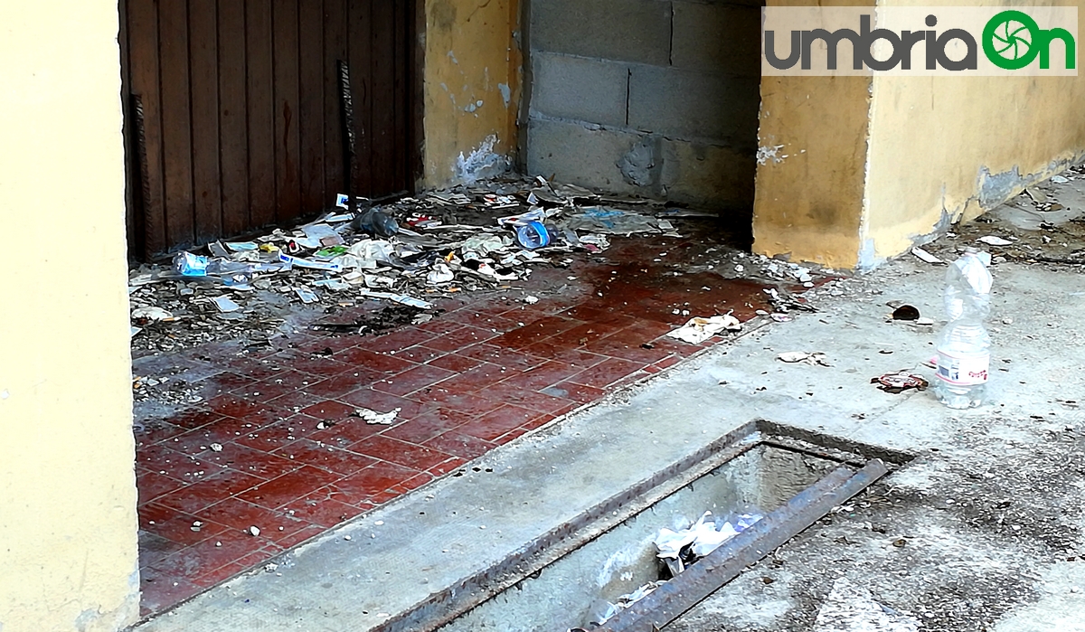 Perugia droga dietro la stazione Fontivegge