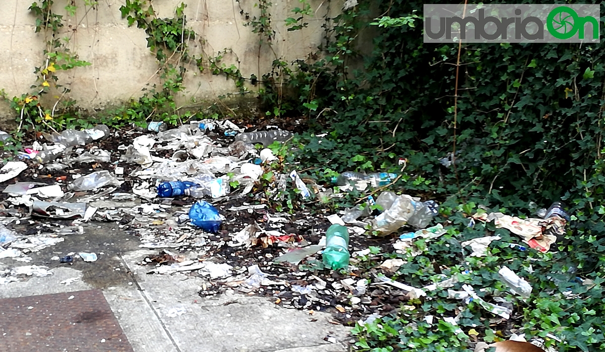 Perugia droga dietro la stazione Fontivegge