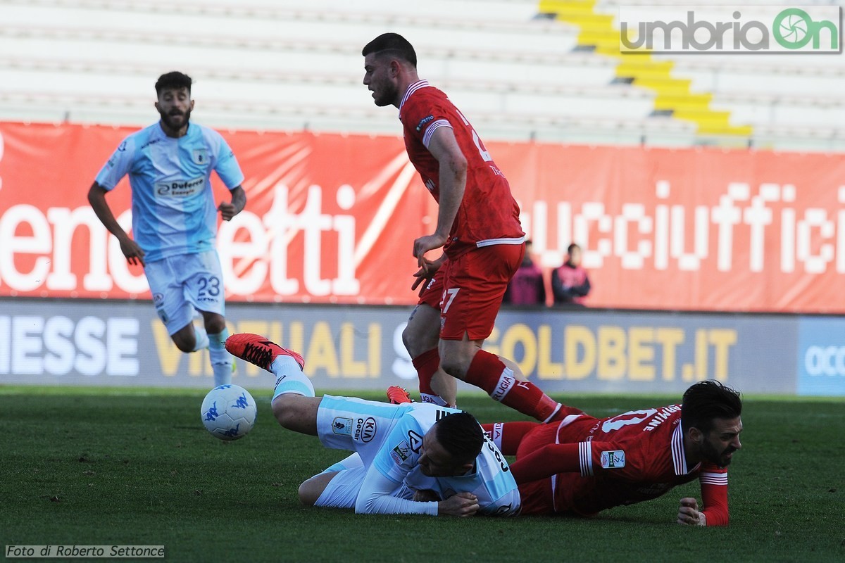 Perugia Entella, Cerri - 20 gennaio 2018 (foto Settonce)