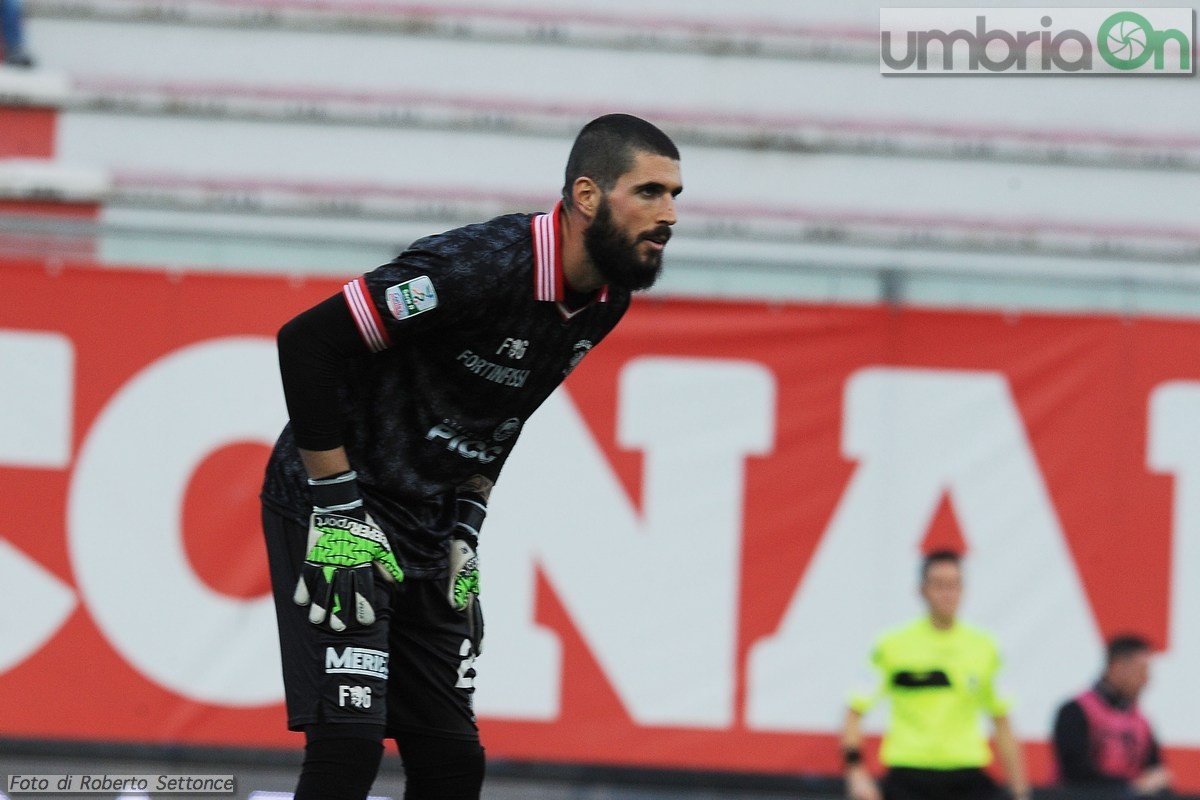 Perugia Entella, Nocchi - 20 gennaio 2018 (foto Settonce)