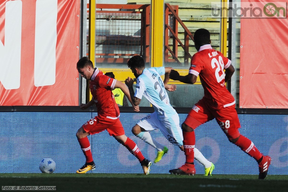 Perugia Entella, Terrani - 20 gennaio 2018 (foto Settonce)