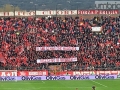 Derby Perugia Ternana, striscione ultras Nord - 5 marzo 2016