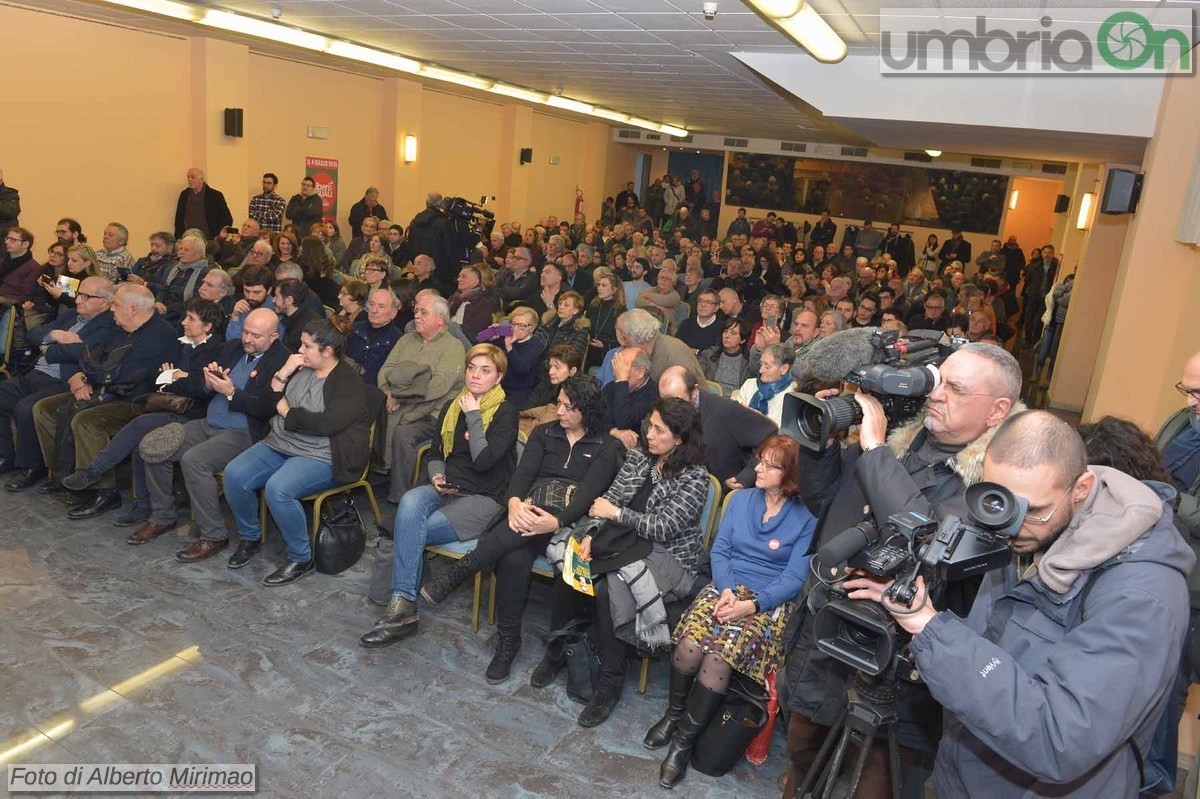 Pietro Grasso a Terni, LeU Liberi e Uguali - 25 febbraio 2018 (foto Mirimao) (13)