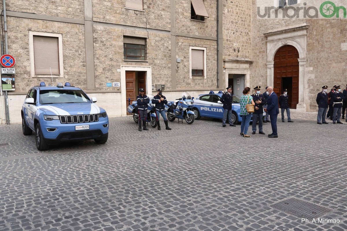 Polizia di Stato Terni cerimonia San Michele Arcangelo patrono - 29 settembre 2021 (foto Mirimao) (1)