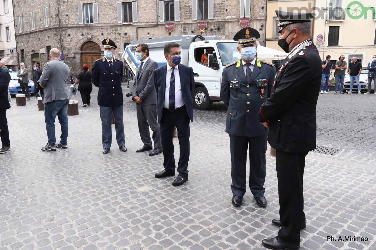 Polizia di Stato Terni cerimonia San Michele Arcangelo patrono - 29 settembre 2021 (foto Mirimao) (2)