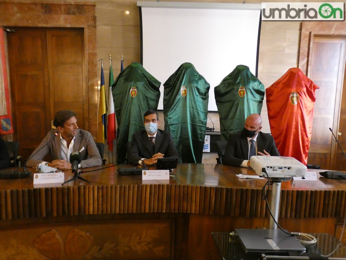 Conferenza Ternana presentazione maglie454544 Tagliavento Massucci Sensi