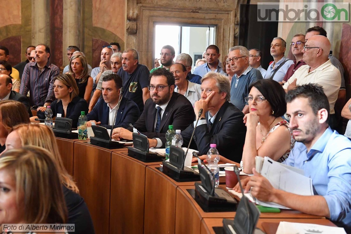 Prima seduta consiglio comunale, giunta Latini - 12 luglio 2018 (foto Mirimao) (102)