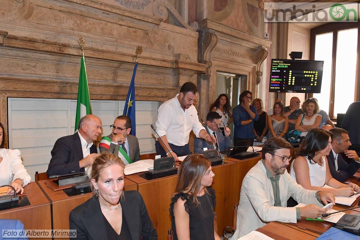 Prima seduta consiglio comunale, giunta Latini - 12 luglio 2018 (foto Mirimao) (34)