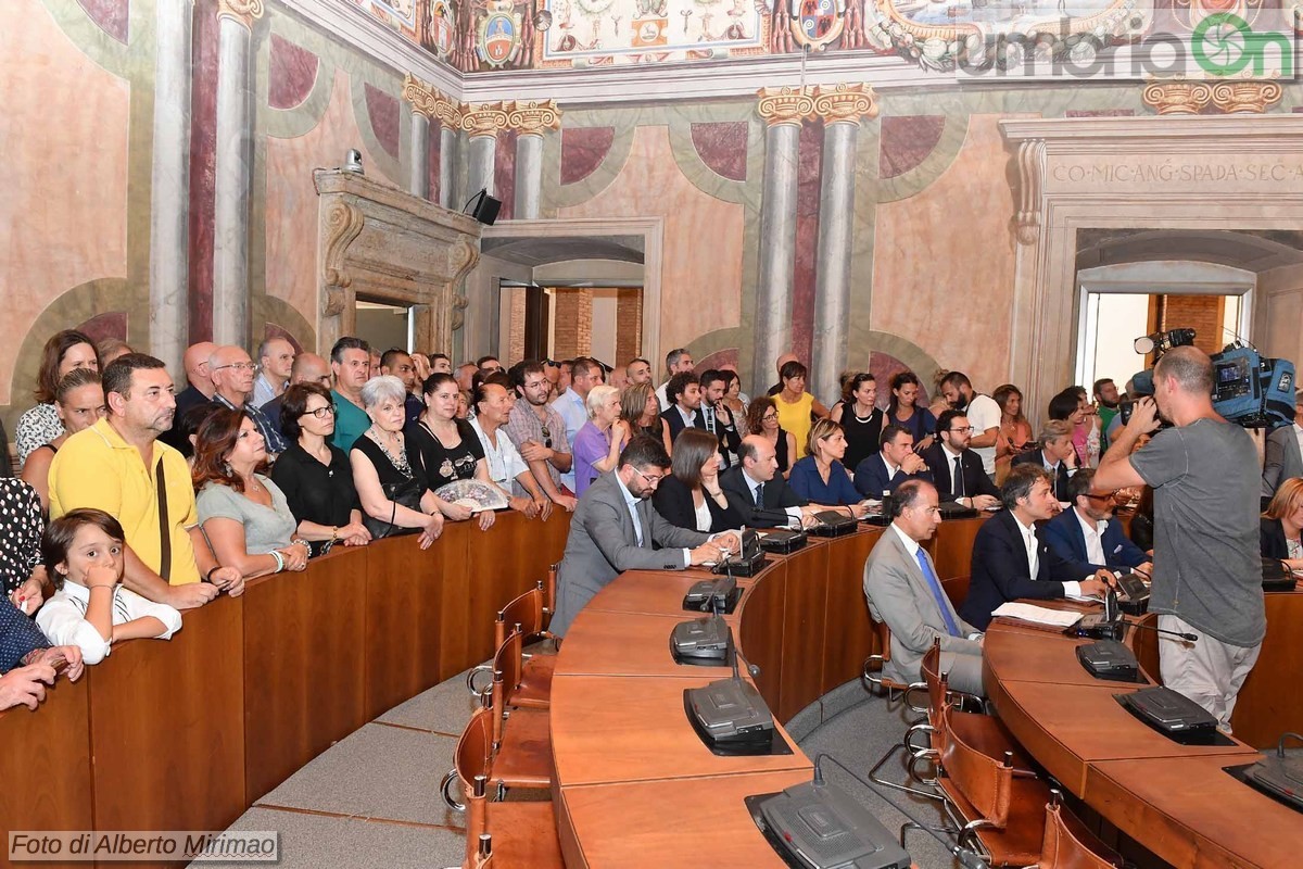 Prima seduta consiglio comunale, giunta Latini - 12 luglio 2018 (foto Mirimao) (38)