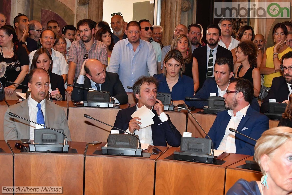 Prima seduta consiglio comunale, giunta Latini - 12 luglio 2018 (foto Mirimao) (74)