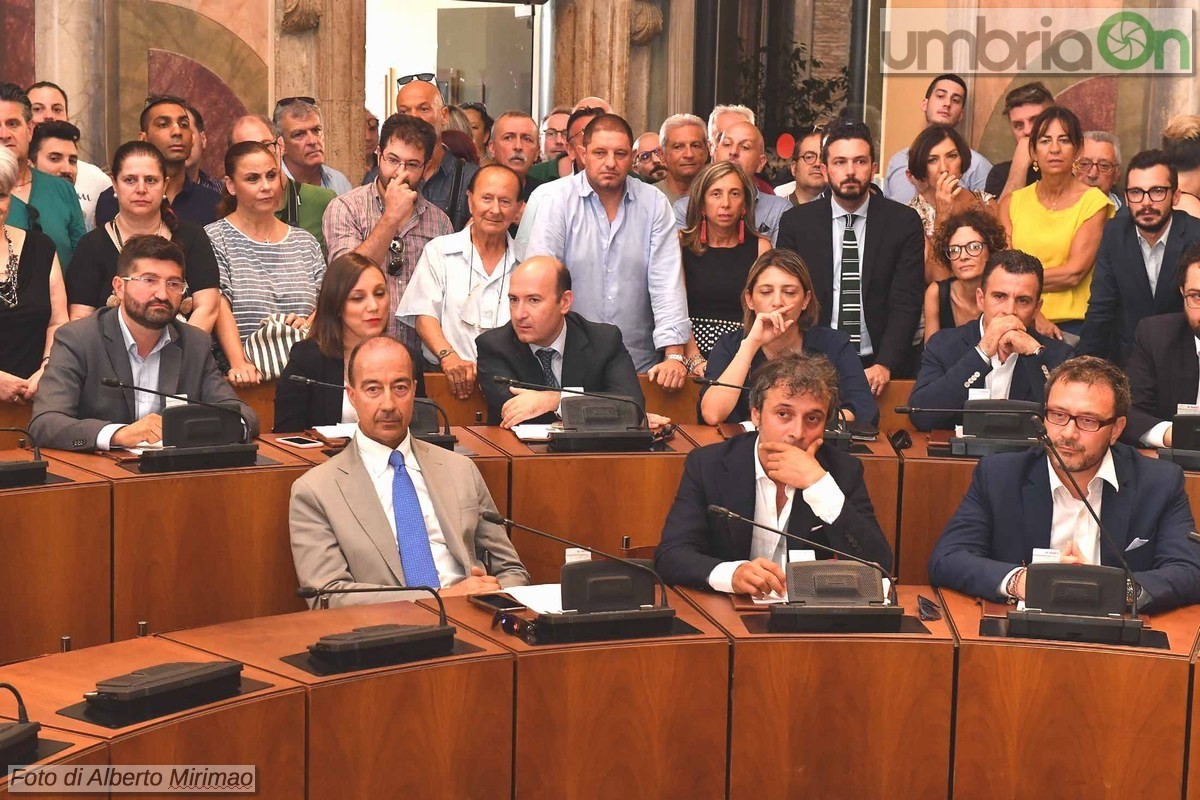 Prima seduta consiglio comunale, giunta Latini - 12 luglio 2018 (foto Mirimao) (79)
