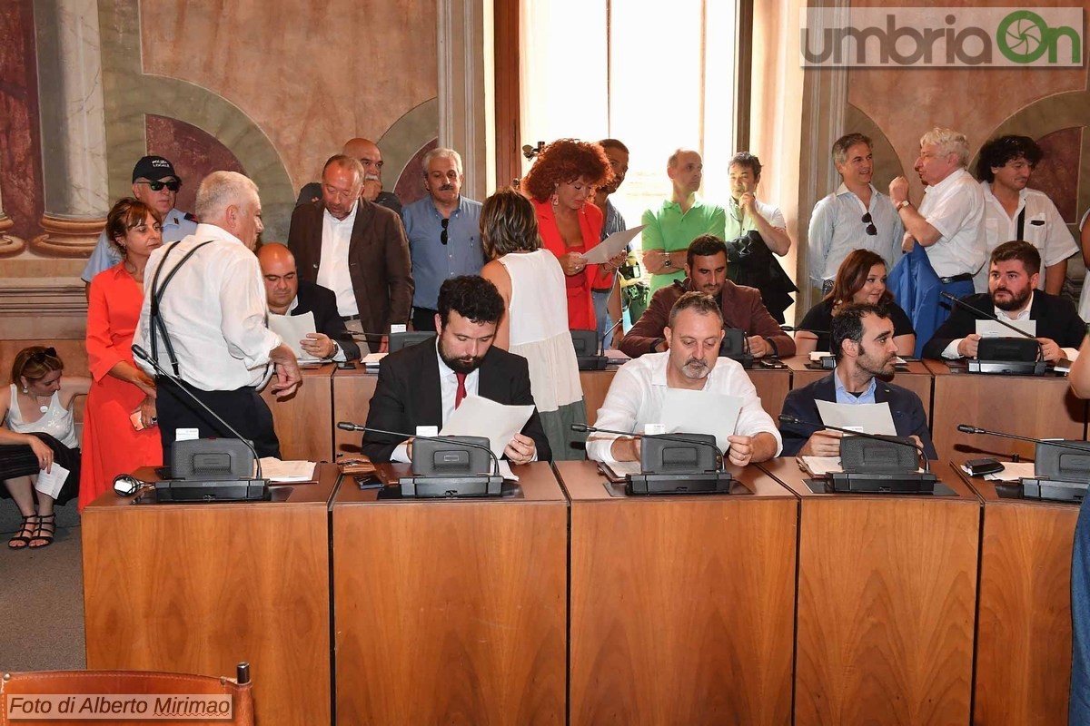 Prima seduta consiglio comunale, giunta Latini - 12 luglio 2018 (foto Mirimao) (83)