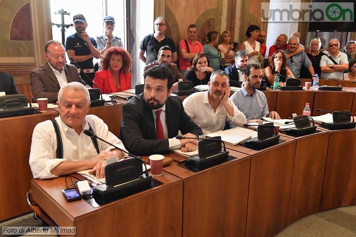 Prima seduta consiglio comunale, giunta Latini - 12 luglio 2018 (foto Mirimao) (94)