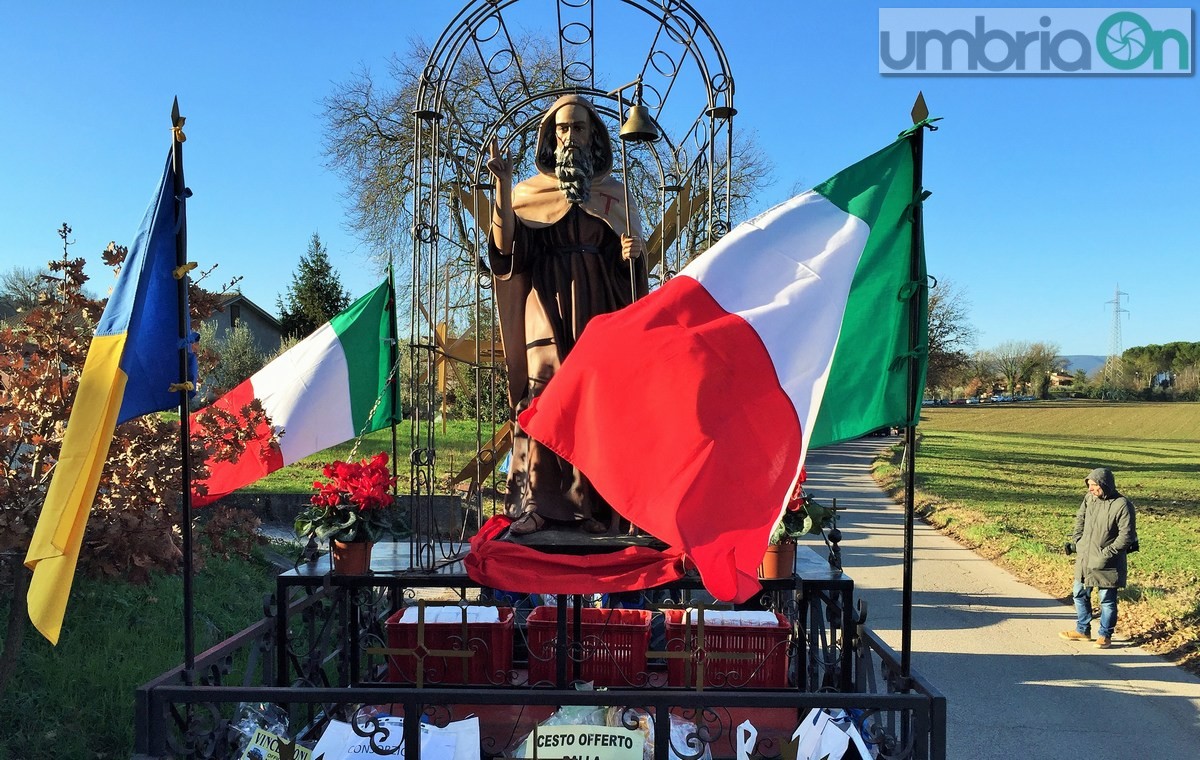 Sant'Antonio Abate a Collescipoli, festa del Ringraziamento - 17 gennaio 2016 (1)