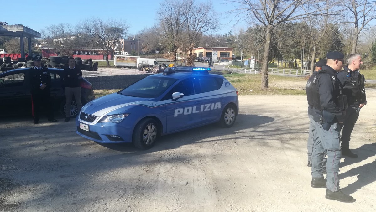 Sgombero rave party Giove polizia - 24 febbraio 2020 (1)