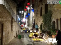 infiorata di Spello 2017 artigiani al lavoro di notte