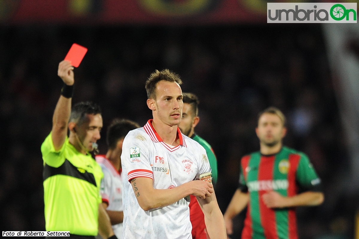 Ternana Perugia derby espulsione volta