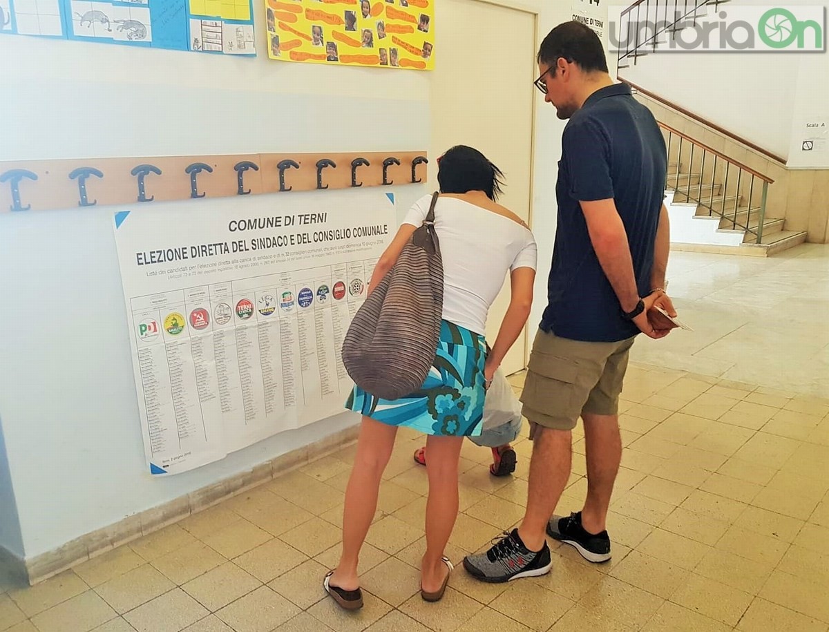 Terni, elezioni amministrative scuola Anita Garibaldi - 10 giugno 2018 (7)