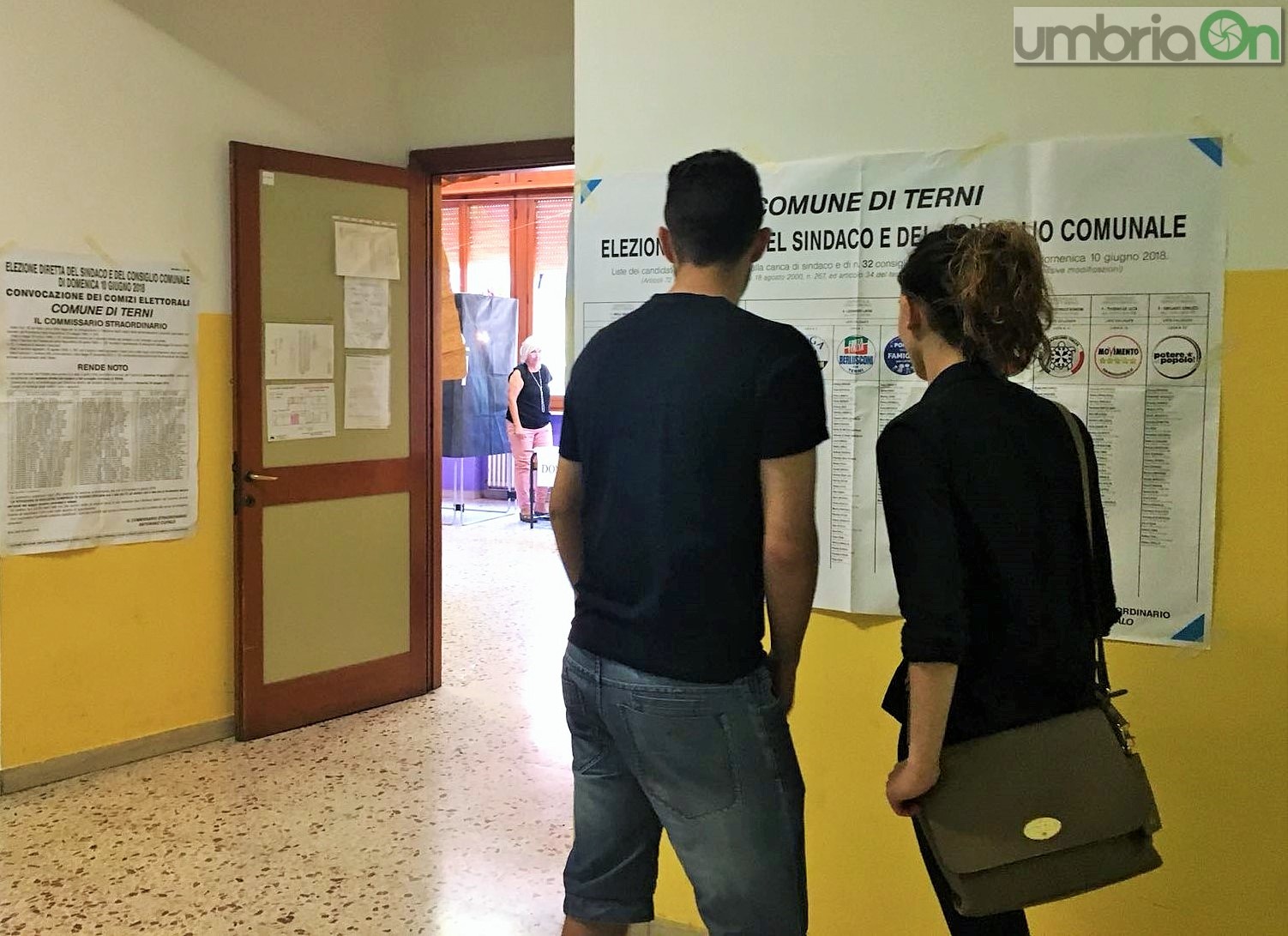Terni, elezioni amministrative scuola Mazzini via Carrara - 10 giugno 2018 (1)